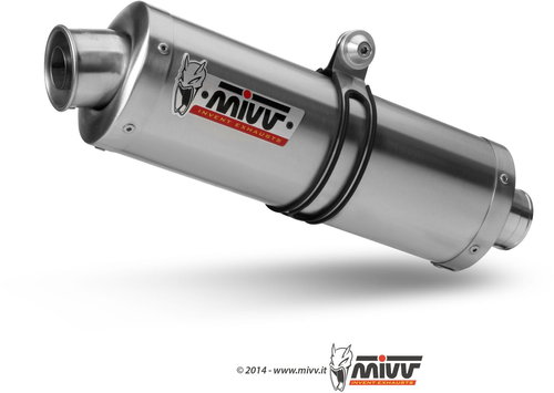 Mivv Oval Stainless Steel for Yamaha YZF 600 R6 (1999 > 2002) - Exhaust Tail Pipe - Main image