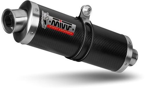 Mivv Oval Carbon for Honda CBR 600 F (1999 > 2000) - Exhaust Tail Pipe - Main image