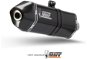 Mivv Speed Edge Black Stainless Steel for Suzuki DL V-Strom 1000 (2014 >) - Exhaust Tail Pipe