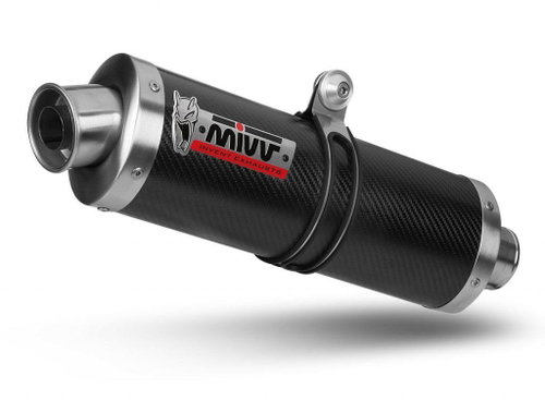 Mivv Oval Carbon for Yamaha FZ1 / FZ1 Fazer (2006 > 2016) - Exhaust Tail Pipe - Main image