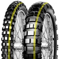 Mitas E-09 Dakar 100/90/19 TL, R, Yellow Stripe 57 R - Motorcycle Tyre