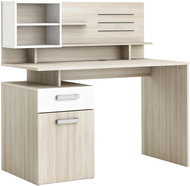 IDEA Furniture Desk Malicia oak/pearl white - Writing Desk