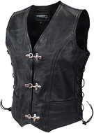 CAPPA RACING Men's leather vest MONTEREY - Motorcycle Vest