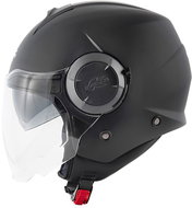 KAPPA KV37 EVO2 SOLID - open black jet moto helmet - Scooter Helmet