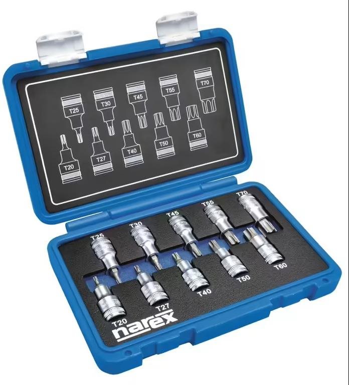 NAREX 443000961 Dugókulcsfej készlet 1/2" TORX