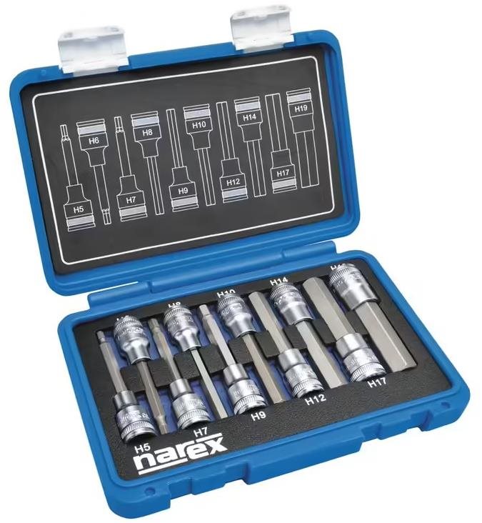 NAREX 443000958 Imbusz dugókulcsfej készlet 1/2"