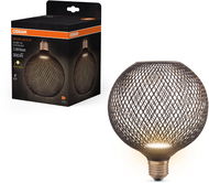 OSRAM LED izzó, 3,5 W, E27, GLOBE BLACK, meleg fehér - Mennyezeti lámpa