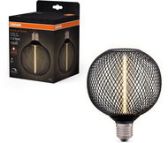 OSRAM LED izzó, szalma, E27, GLOBE BLACK, szabályozható meleg fehér - Mennyezeti lámpa