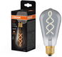 LED žárovka OSRAM spirálovitá LED žárovka E27 4W VINTAGE 1906, teplá bílá  - LED žárovka