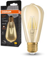 OSRAM dimmbare LED-Lampe E27 6,5 W Vintage 1906, warmweiß - LED-Birne