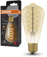 OSRAM dimmbare Vintage-LED-Lampe E27 4,8 W EDISON, warmweiß - LED-Birne