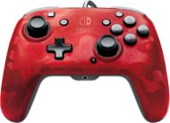 PDP Faceoff Deluxe+ Audio Controller - Red - Nintendo Switch - Gamepad