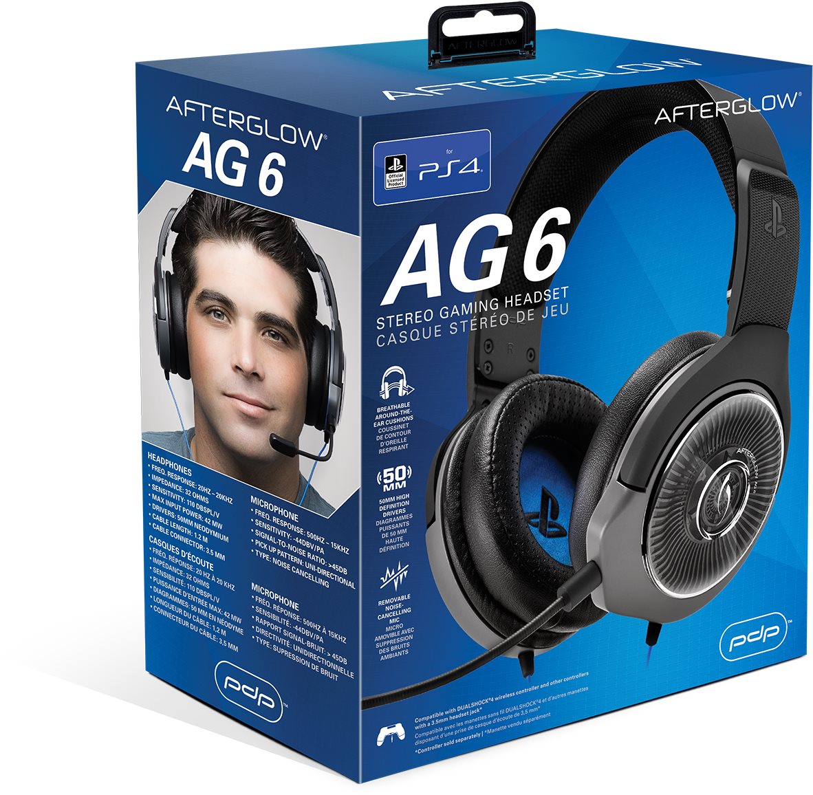 PDP Afterglow AG7 Stereo Headset PS4 Gaming Headphones alza.sk