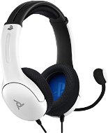 PDP LVL40 Wired Headset - White - PS4/PS5 - Gaming Headphones