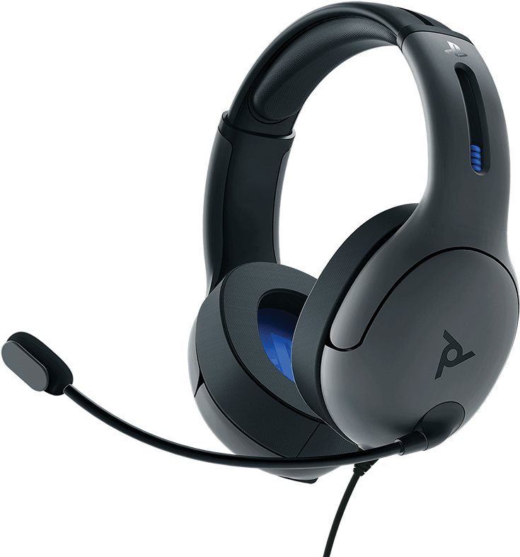 PDP LVL50 Wired Headset Grey PS4 Gaming Headphones Alza.cz