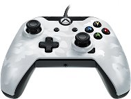 PDP Deluxe Wired Controller - Xbox One - fehér terepminta - Kontroller