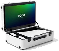 Cestovný kufor POGA Lux – PlayStation 5 cestovný kufor s LED monitorom – biely - Cestovní kufr
