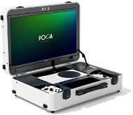 POGA Pro – cestovný kufor s LCD monitorom na herné konzoly – biely - Cestovný kufor