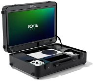 Cestovný kufor POGA Pro – cestovný kufor s LCD monitorom na herné konzoly – čierny - Cestovní kufr