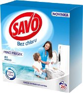 SAVO biela bielizeň 1,4 kg (20 praní) - Prací prášok