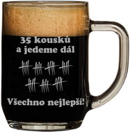 Half a pint for the brewer on his 35th birthday - Glass