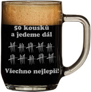 PŮLLITRYcz pro pivaře k 50. narozeninám - Sklenice