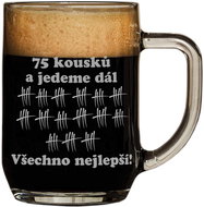 Half a pint for the brewer on his 75th birthday - Glass