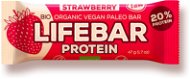 Lifefood Lifebar Proteín Bio Raw jahodová – 15 ks - Raw tyčinka