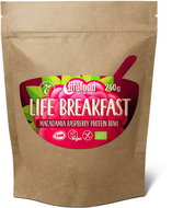 Lifefood Life Breakfast Bio Raw  Kaše malinová s makadamiemi - Proteinová kaše
