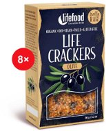 Lifefood CRACKERS Olive RAW BIO - 8 pcs - Raw crackers BIO