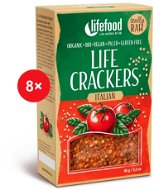 Lifefood CRACKERS - talianske RAW BIO – 8 ks - RAW krekry BIO