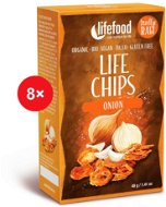 Lifefood LIFE CHIPS onion RAW BIO - 8 pcs - Raw vegetable chips BIO