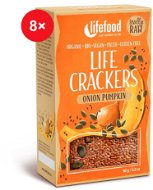 Lifefood CRACKERS Onion seeds with pumpkin seed RAW BIO - 8 pcs - Crackers