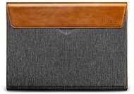 totoc Premium Sleeve - 13“ MacBook Pro / Air (2016+), Grey, Cognac - Laptop Case