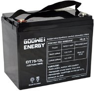 GOOWEI ENERGY OTL75-12,  12V Battery, 75Ah, DEEP CYCLE - Traction Battery