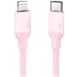 UGREEN USB-C to Lightning Silicone Cable 1m Pink - Adatkábel