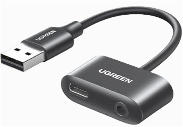 UGREEN USB Audio Converter USB-A to USB-C with 3.5mm Headphone Jack -  Adapter