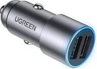 UGREEN 24W Dual USB-A Car Charger (Gray) - Autós töltő