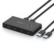 Ugreen USB 3.0 2 in 4 out Sharing KVM Switch Selector - Přepínač