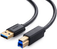 Ugreen USB 3.0 A (M) to USB 3.0 B (M) Data Cable Black 1m silver - Datový kabel