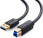 UGREEN USB 3.0 A (M) to USB 3.0 B (M) Data Cable Black 1m silver - Adatkábel