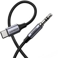 Ugreen Type-C (USB-C) to 3.5mm Jack (M) Audio Kábel Ezüst 1m - Átalakító