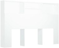 SHUMEE Čelo postele s úložným prostorem bílé 160 × 19 × 103,5 cm - Headboard