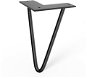 Walteco Hairpin bútorláb, magasság 200 mm, 2-karos, fekete - Asztalláb