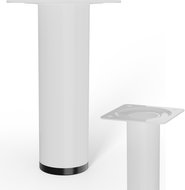 Walteco Nábytková noha O30x100mm, bílá - Nohy ke stolu