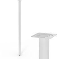 Walteco Nábytková noha O30x800mm, bílá - Nohy ke stolu