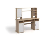 Desk VIGO in oak sonoma decor, white 1/2 - Writing Desk
