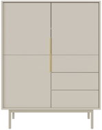 High chest of drawers Viva, VI04 3D3S, cashmere, package 2/2 - Chest of Drawers