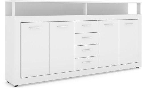 Chest of drawers Luna XXL, white, 1/3 - Chest of Drawers - Main image