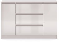 Chest of drawers Simple decor cashmere matt / cashmere glossy 2D3S 120 - Chest of Drawers